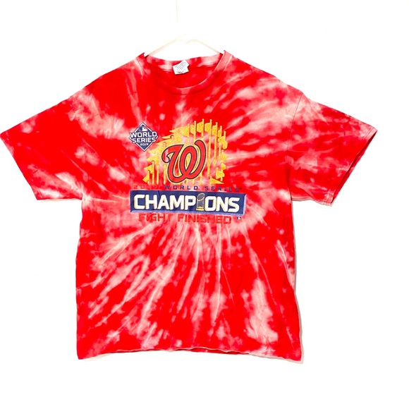 washington nationals tie dye shirt